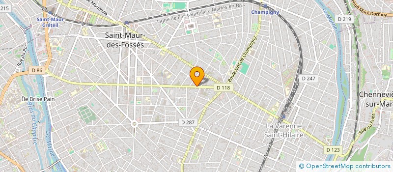 localisation de l'entreprise SCI DANOU à SAINT-MAUR-DES-FOSSES