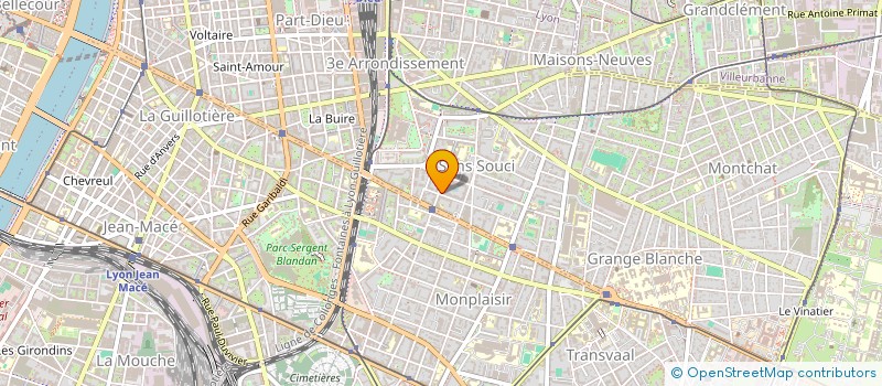 localisation de l'entreprise SCI DANOVA  LYON