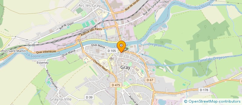 localisation de l'entreprise SCI DANPA à GRAY