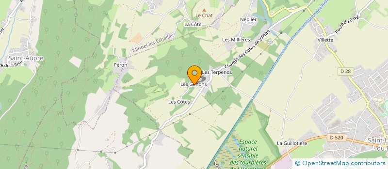 localisation de l'entreprise SCI DANPAT  SAINT-LAURENT-DU-PONT