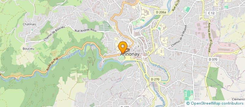 localisation de l'entreprise SCI DANS LE VENT à ANNONAY