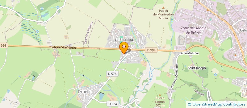 localisation de l'entreprise SCI DANSAN  DRUELLE BALSAC