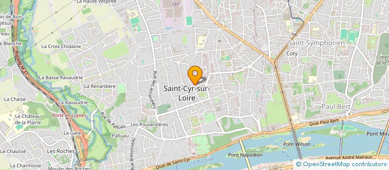 localisation de l'entreprise SCI DANSAULT à SAINT-CYR-SUR-LOIRE