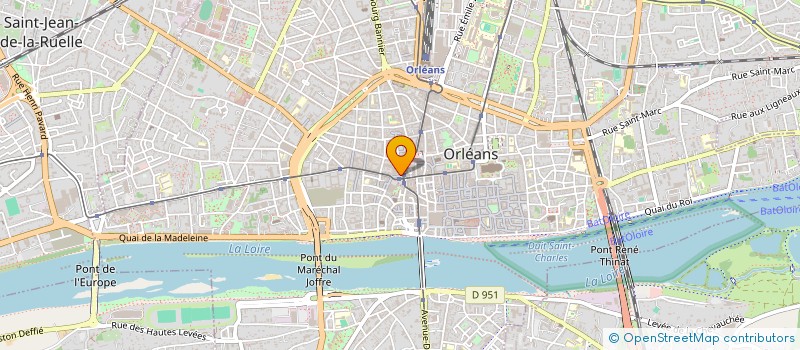 localisation de l'entreprise SCI DANSE CARMES à ORLEANS