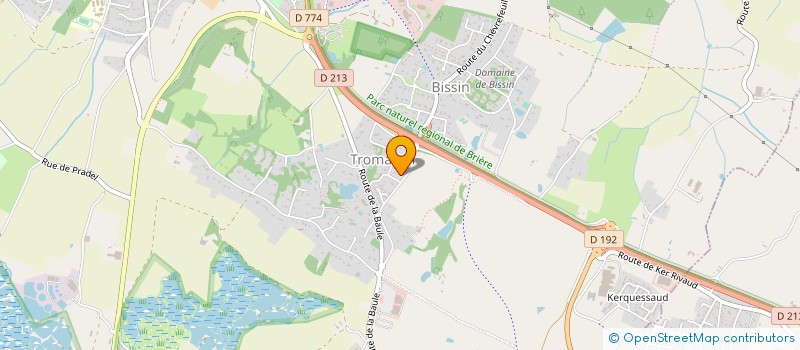 localisation de l'entreprise SCI DANSTE  GUERANDE