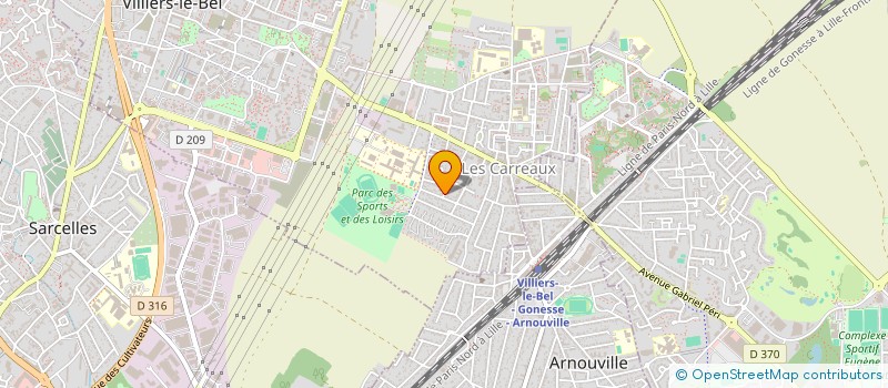 localisation de l'entreprise SCI DANSY  VILLIERS-LE-BEL