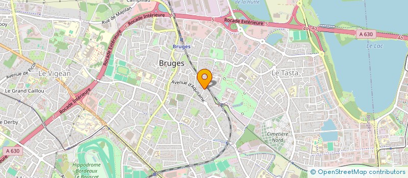 localisation de l'entreprise SCI DANTAGNAN  BRUGES