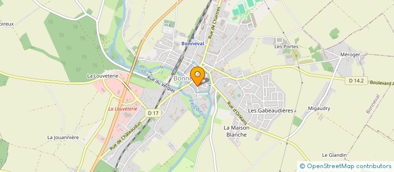 localisation de l'entreprise SCI DANTAN  BONNEVAL