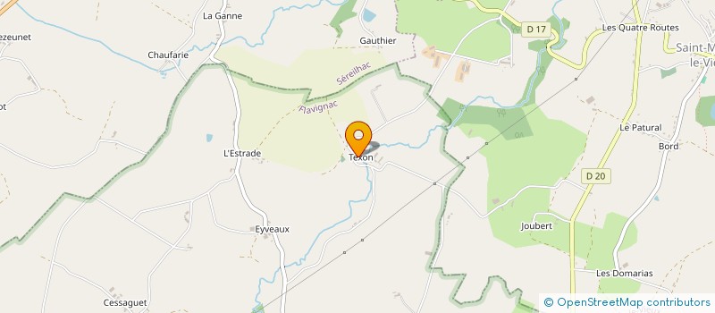 localisation de l'entreprise SCI DANTAR  FLAVIGNAC