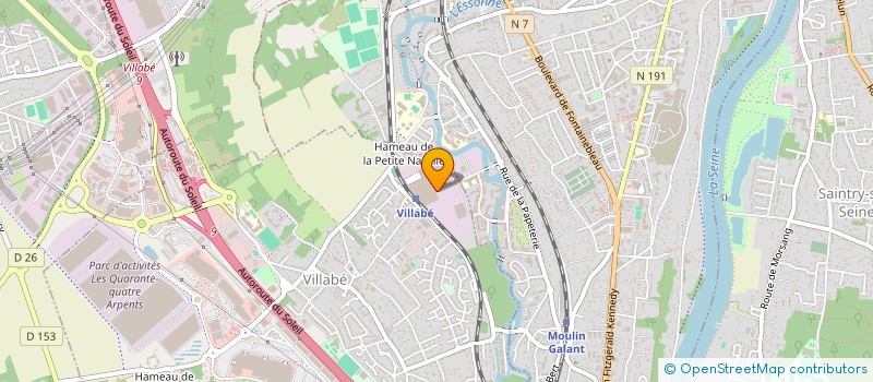 localisation de l'entreprise SCI DANTAS  VILLABE