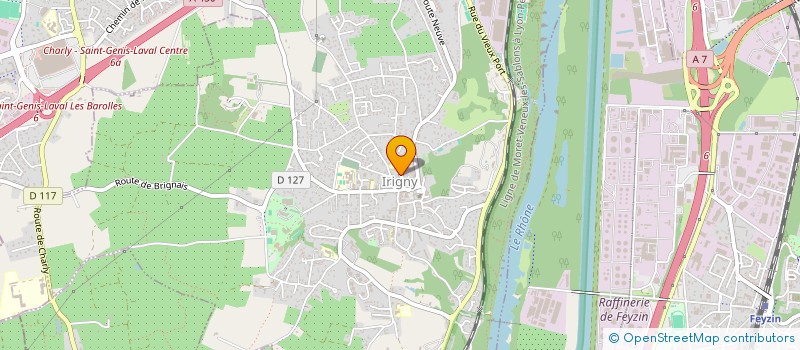 localisation de l'entreprise SCI DANTE  IRIGNY