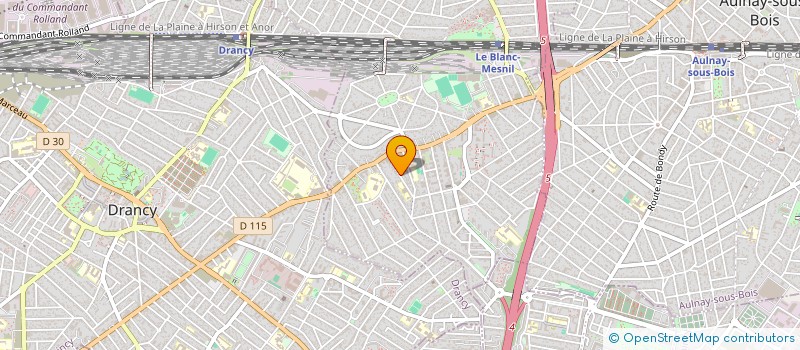 localisation de l'entreprise SCI DANTE à LE BLANC-MESNIL