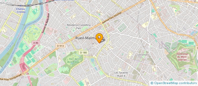 localisation de l'entreprise SCI DANTINI à RUEIL MALMAISON