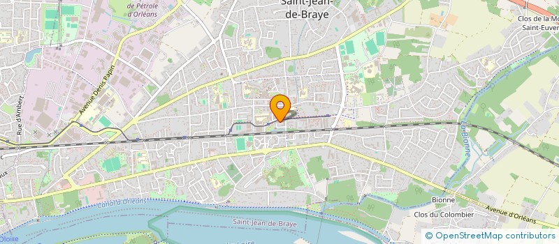 localisation de l'entreprise SCI DANTON à SAINT-JEAN-DE-BRAYE