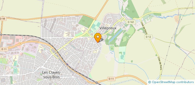 localisation de l'entreprise SCI DANTON  VILLEPREUX