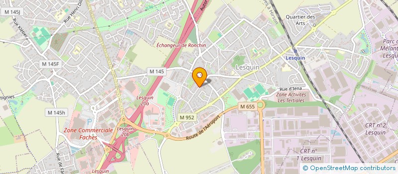 localisation de l'entreprise SCI DANTON à LESQUIN