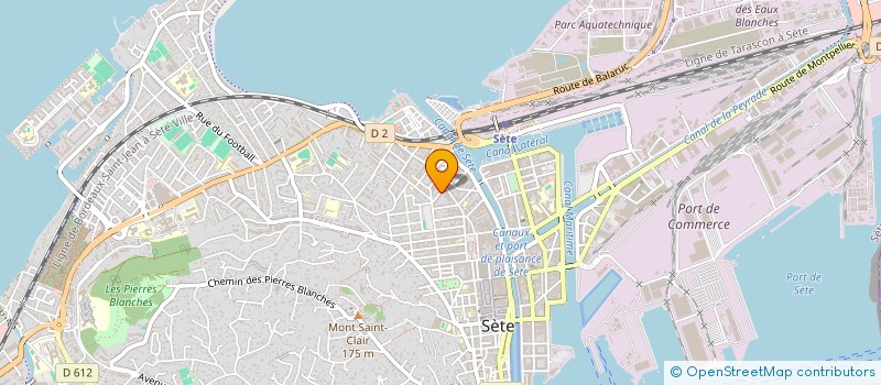 localisation de l'entreprise SCI DANTON  SETE