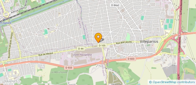 localisation de l'entreprise SCI DANTON  VILLEPARISIS