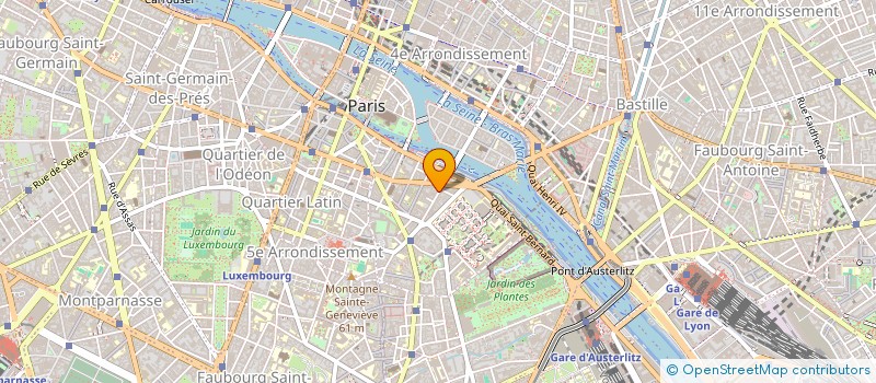 localisation de l'entreprise SCI DANTON à PARIS
