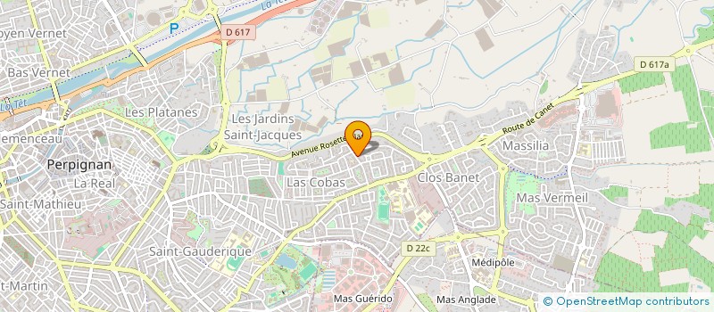 localisation de l'entreprise SCI DANTON  PERPIGNAN