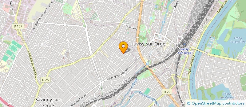 localisation de l'entreprise SCI DANTON  SAVIGNY-SUR-ORGE