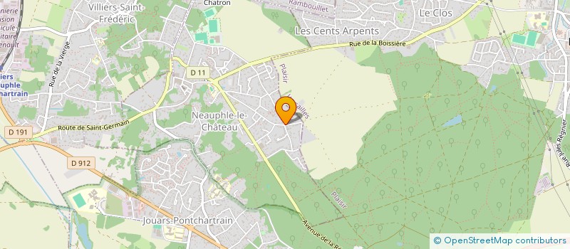 localisation de l'entreprise SCI DANTON  JOUARS-PONTCHARTRAIN