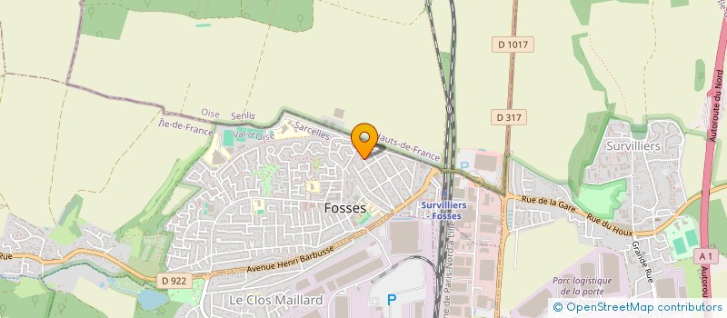 localisation de l'entreprise SCI DANU  BENNECOURT