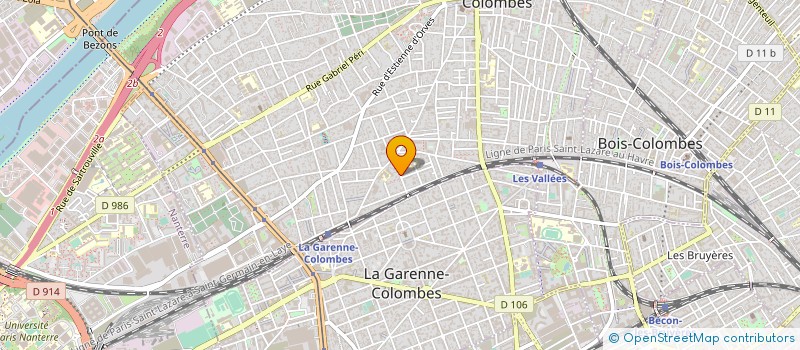 localisation de l'entreprise SCI DANVAL COLOMBES à COLOMBES