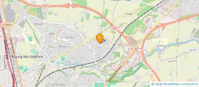 localisation de l'entreprise SCI DANY  BOURG-LES-VALENCE