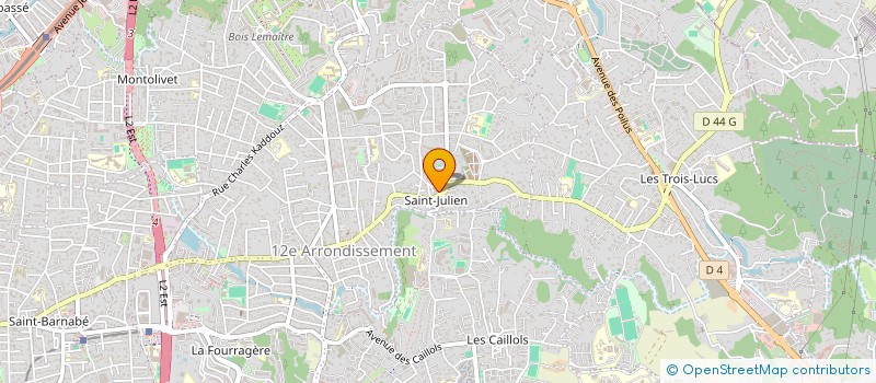 localisation de l'entreprise SCI DANY  MARSEILLE