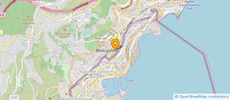 localisation de l'entreprise SCI DANY  BEAUSOLEIL