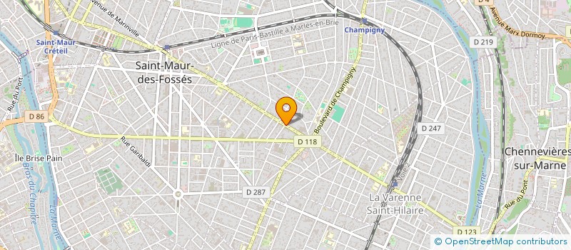 localisation de l'entreprise SCI DANY à SAINT-MAUR-DES-FOSSES