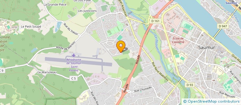 localisation de l'entreprise SCI DANY ET ALBERT  SAUMUR
