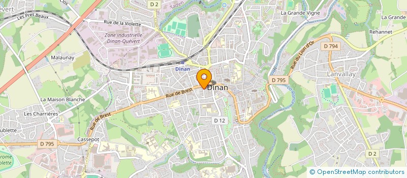 localisation de l'entreprise SCI DANY FRANCE à DINAN