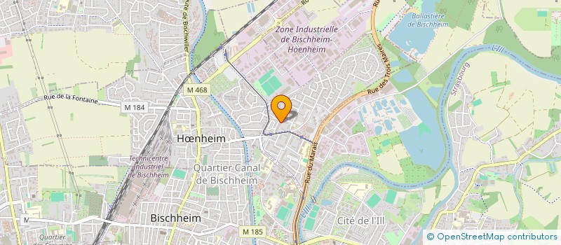 localisation de l'entreprise SCI DANYMELO  HNHEIM