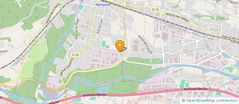 localisation de l'entreprise SCI DANYS  MARIGNIER