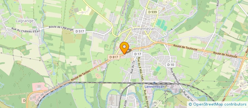 localisation de l'entreprise SCI DANYSEB  LANNEMEZAN