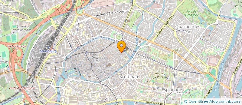 localisation de l'entreprise SCI DANZA à STRASBOURG