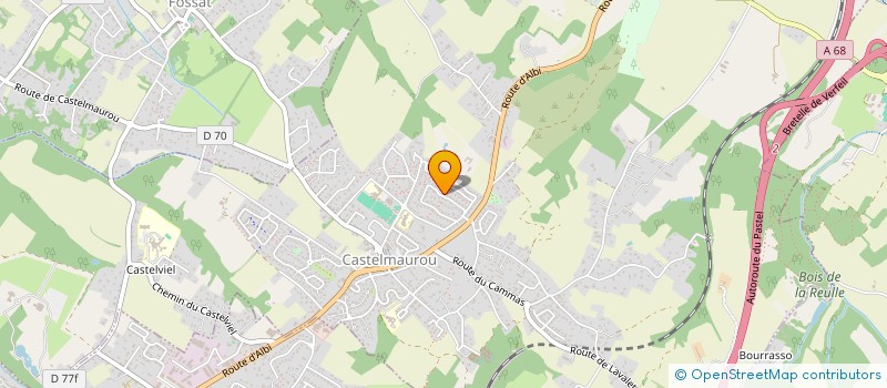 localisation de l'entreprise SCI DAO  CASTELMAUROU