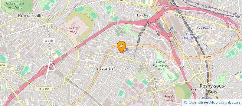 localisation de l'entreprise SCI DAOC à MONTREUIL
