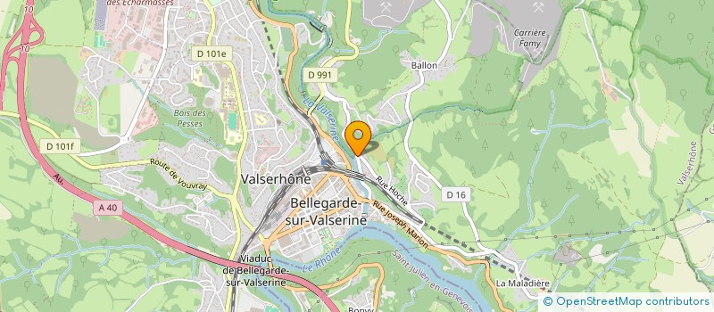 localisation de l'entreprise SCI DAOUARA à VALSERHONE