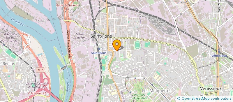 localisation de l'entreprise SCI DAOUD  SAINT-FONS