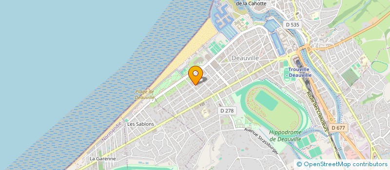 localisation de l'entreprise SCI DAP à DEAUVILLE