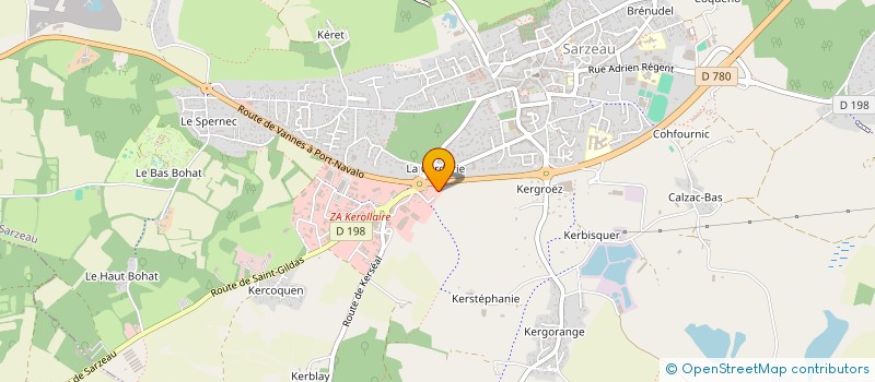 localisation de l'entreprise SCI DAPA  SARZEAU