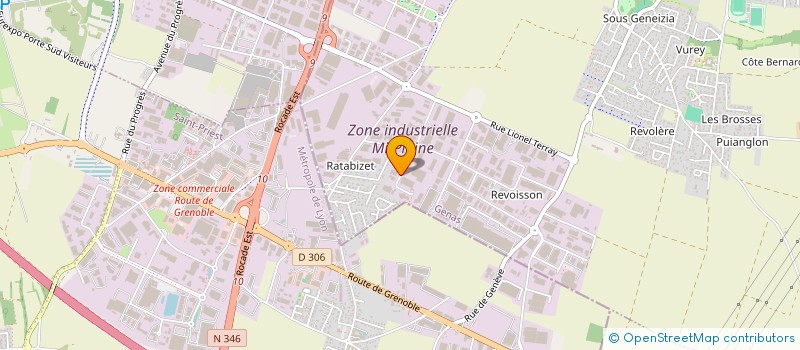 localisation de l'entreprise SCI DAPASE  GENAS