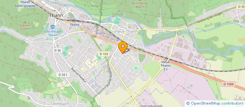 localisation de l'entreprise SCI DAPB  VIEUX-THANN