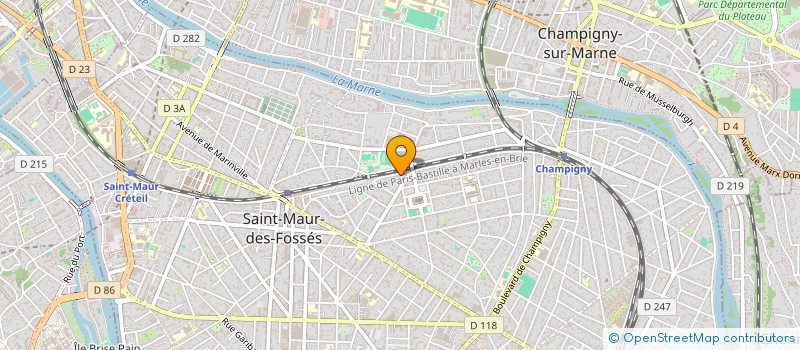 localisation de l'entreprise SCI DAPC FOCH à SAINT-MAUR-DES-FOSSES