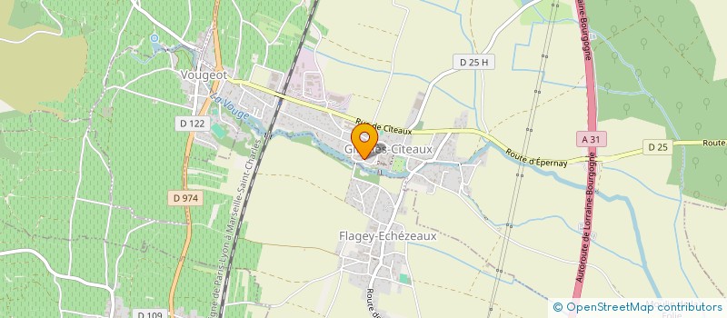 localisation de l'entreprise SCI DAPHI  GILLY-LES-CITEAUX