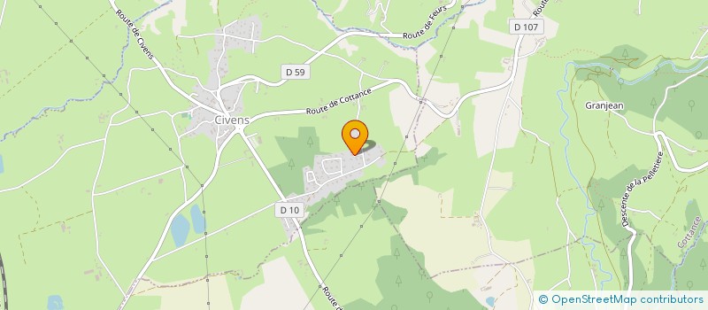 localisation de l'entreprise SCI DAPHI  CIVENS