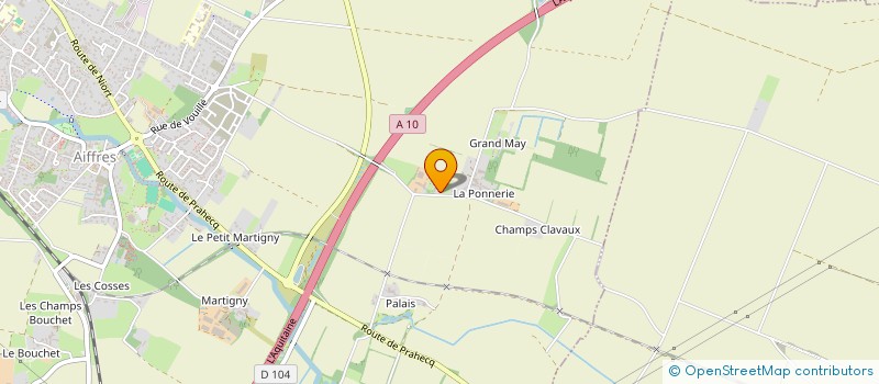 localisation de l'entreprise SCI DAPHI  BRULAIN